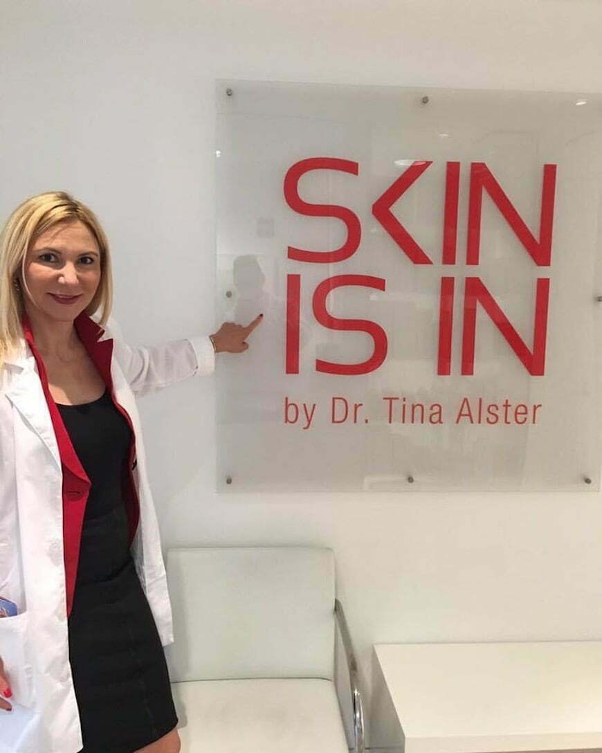 Dr. Lukian at the Institute of Dermatologic Laser Surgery - founder of Lucia Clinic visits in Washington Queen of Laser, dr. Tina Alster, a well-known expert.