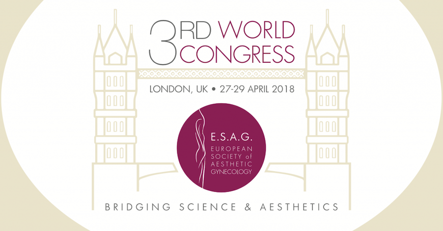 The 3rd edition of the ESAG world congress held in London - Dr. Lukian attended the aesthetic gynecology congress to discuss the topic of vaginal rejuvenation.