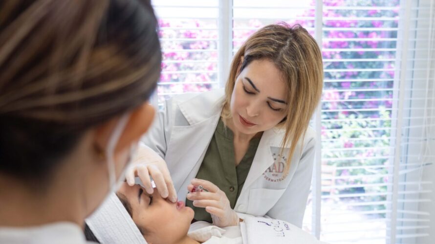 Lip fillers done at Lucia Clinic