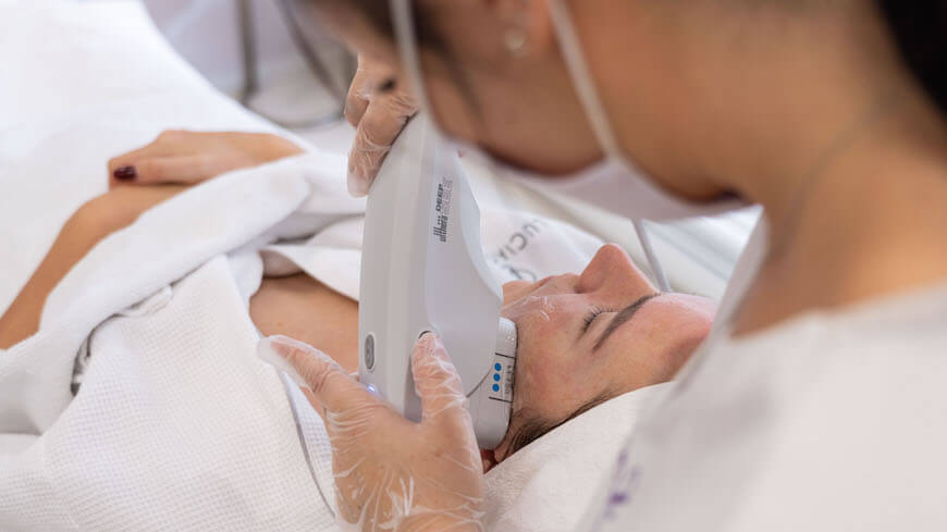 Sofwave, an advanced non-invasive skin rejuvenation treatment.