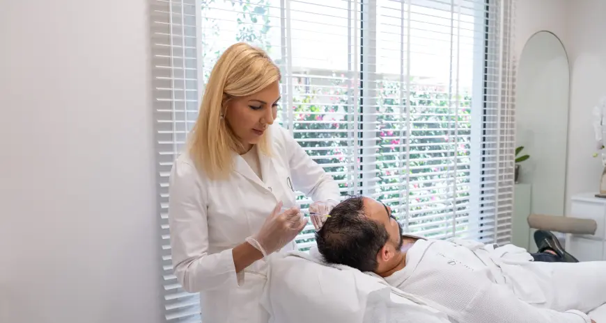 The most effective hair treatments for men at Lucia Clinic - rejuvenate hair follicles and enjoy new, healthy and strong hair with Mesotherapy or Acell+PRP.