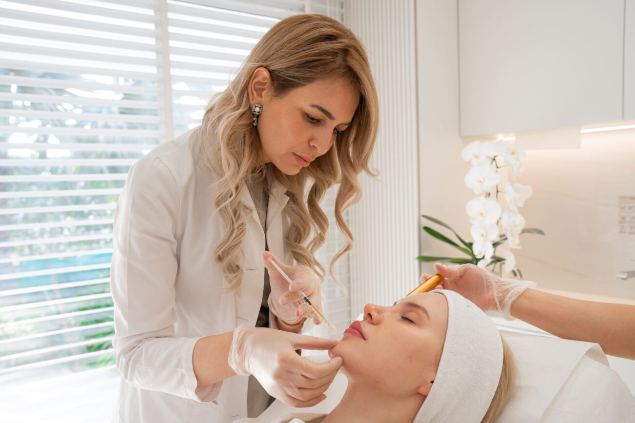 A woman getting a Meta Cell treatment Dubai