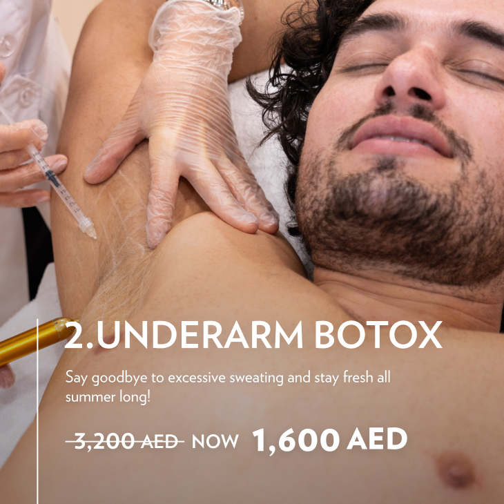 Underarm botox july special offer