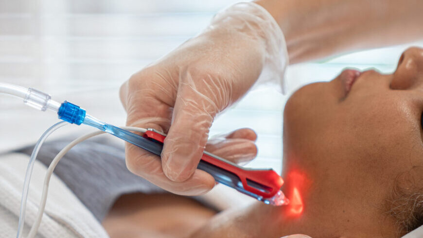 A treatment at Lucia Clinic