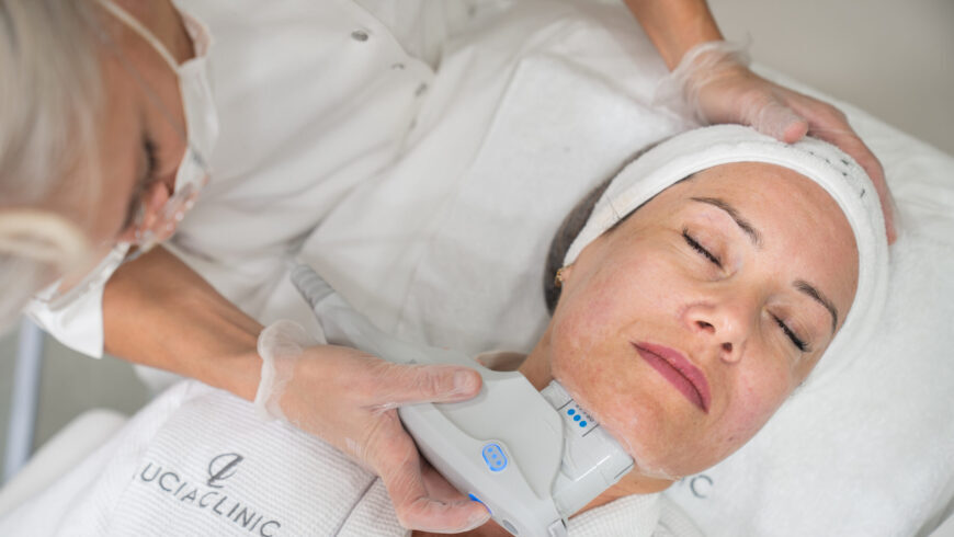 A rejuvenation treatment at Lucia Clinic
