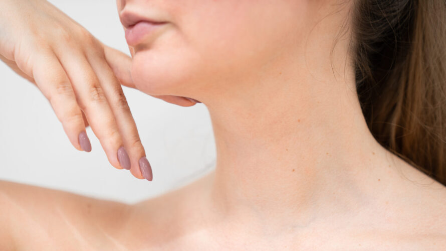A woman after combining botox and fillers