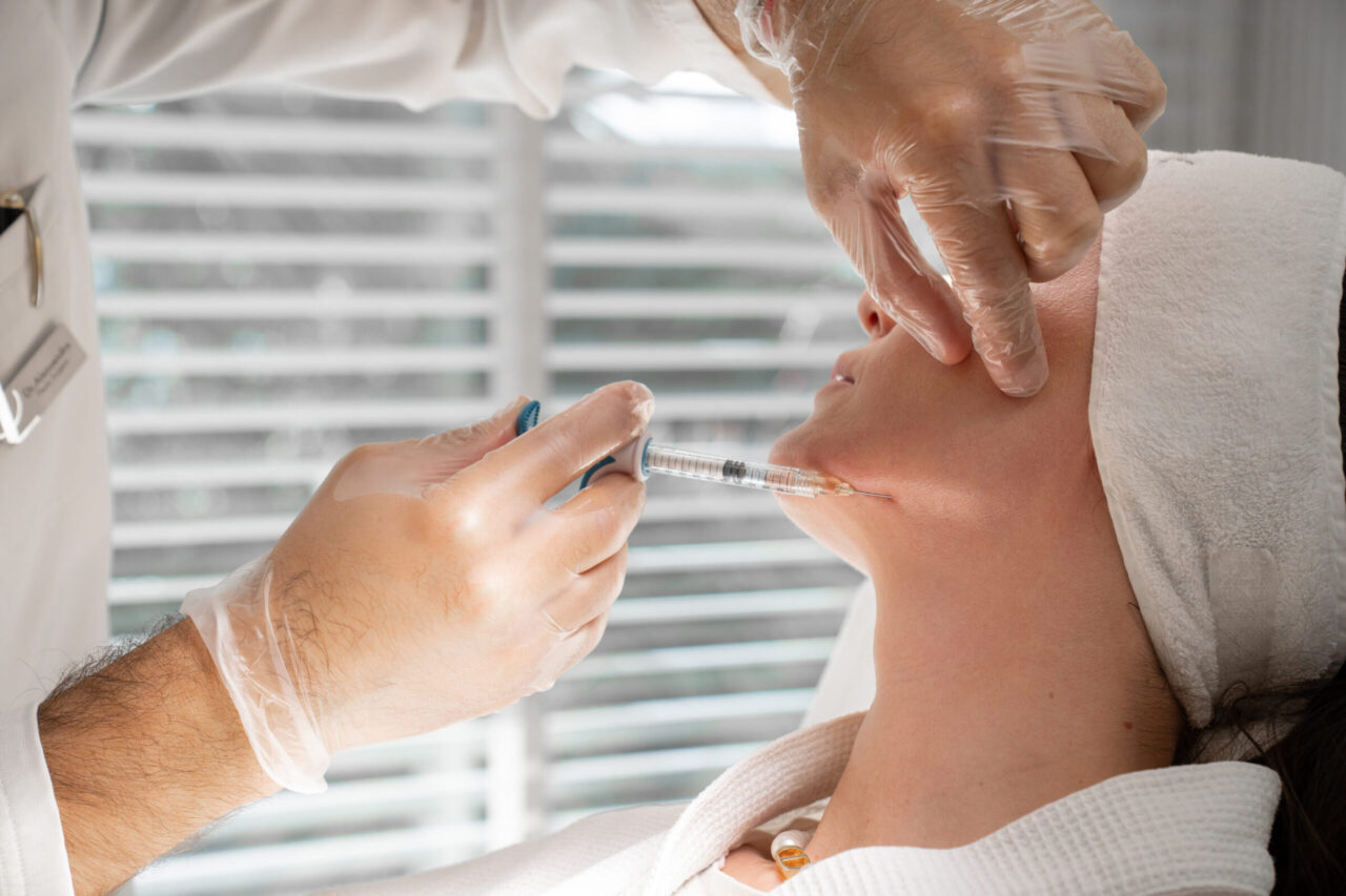 A woman getting fillers for amazing benefits