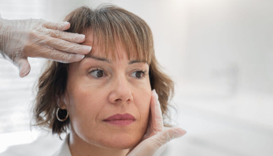 A woman getting subtle enhancements