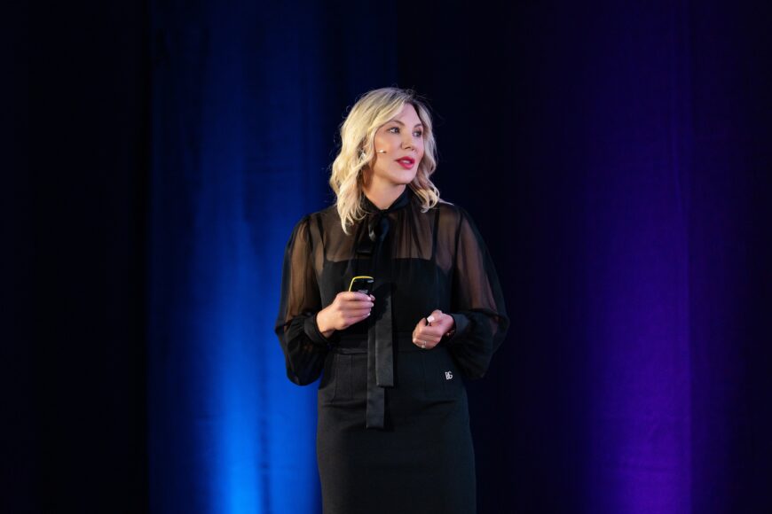 Dr. Radmila speaking at Sciton Skin CEO Barcelona 2025