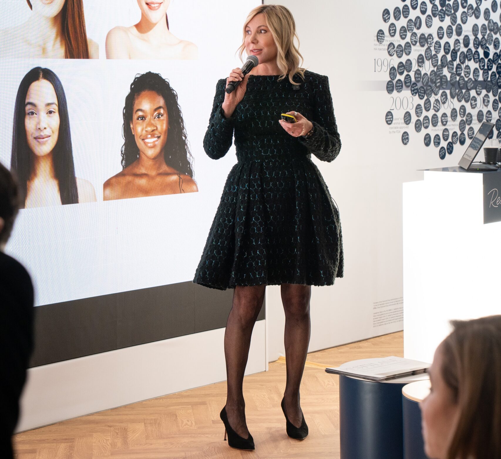 Dr. Radmila Lukian speaking at IMCAS World Congress Paris