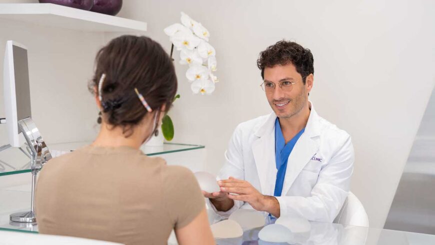 Doctor talking to a patient