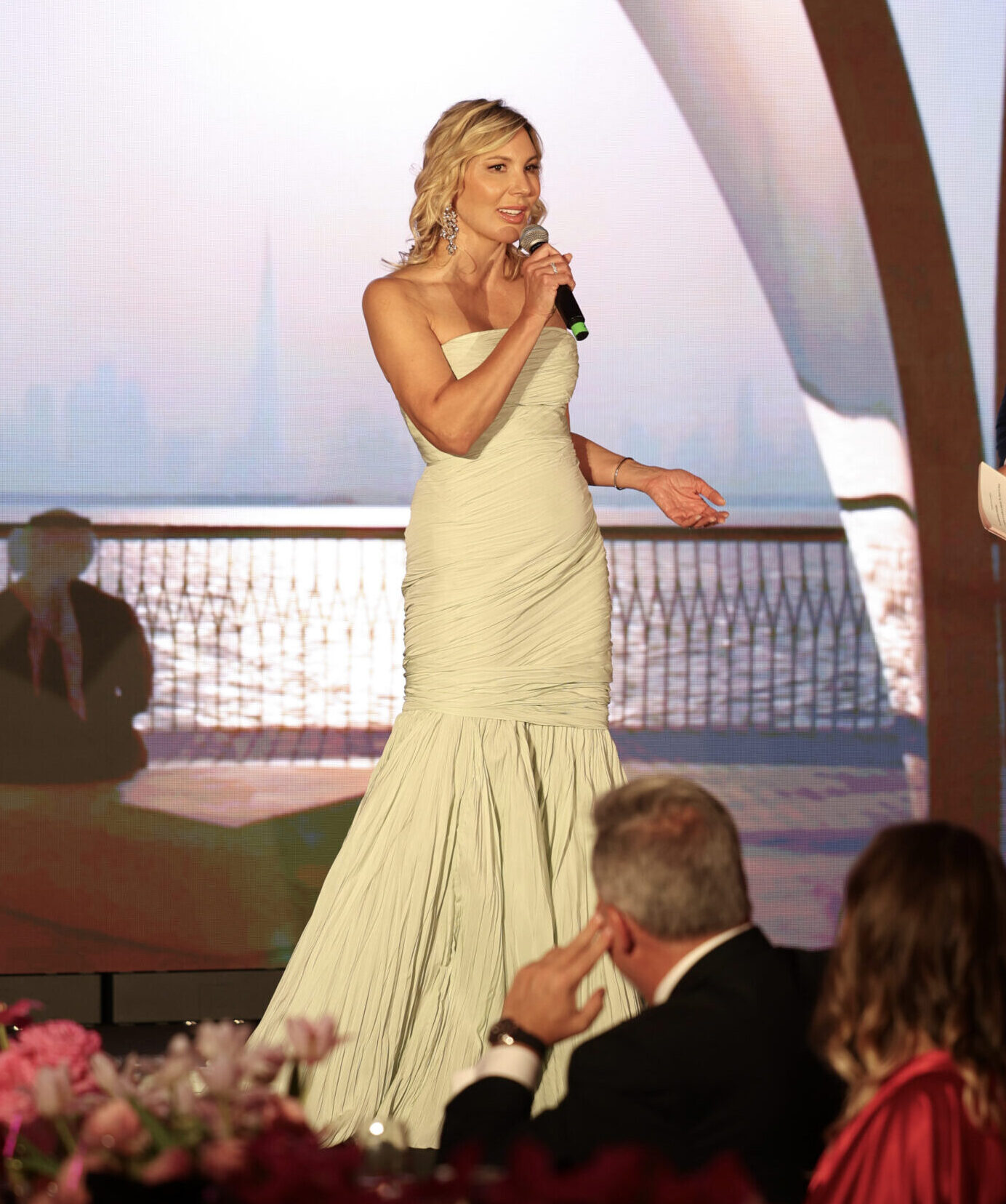 Dr. Radmila Lukian taking stage at the Global Gift Gala Monaco 2026